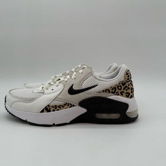 Nike Air Max Excee White Leopard Print Athletic Shoe HQ2115 100 Women Size 8 - Picture 3 of 10